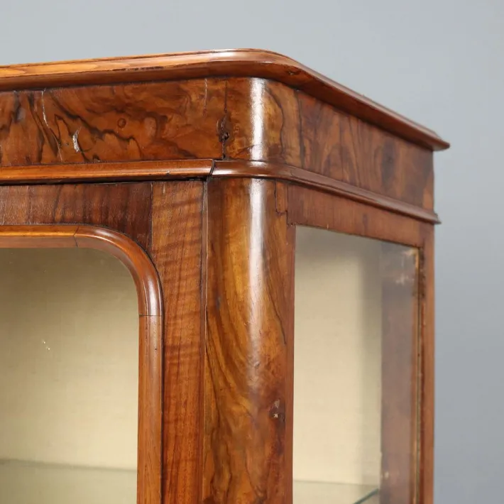 Pamono Umbertina Display Cabinet in Walnut Sale