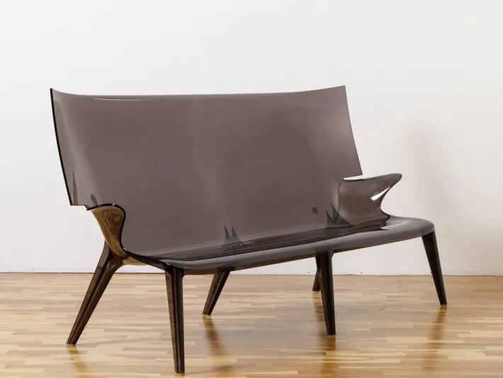 Pamono Uncle Jack Bench in Acrylic Glass from Kartell Discount