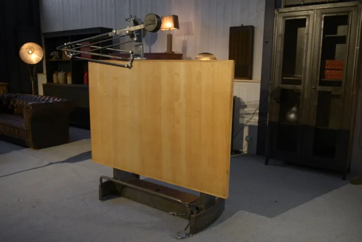 Pamono Unic Paris Architect Table by Lucien Sautereau, 1960s Best