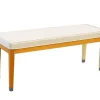 Pamono Upholstered Wooden Bench, 1990s Discount