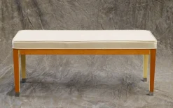 Pamono Upholstered Wooden Bench, 1990s Discount