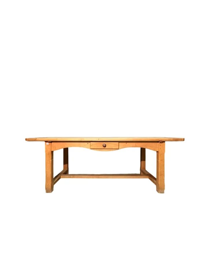 Pamono Valdostano Refectory Table in Maple, 1700 New