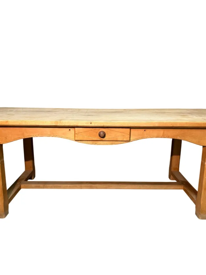 Pamono Valdostano Refectory Table in Maple, 1700 New