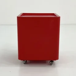 Pamono Valetto Quadro Chest on Wheels by G. Castiglioni and G. Gaviraghi for Valenti, 1970s Clearance