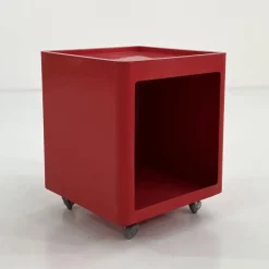 Pamono Valetto Quadro Chest on Wheels by G. Castiglioni and G. Gaviraghi for Valenti, 1970s Clearance