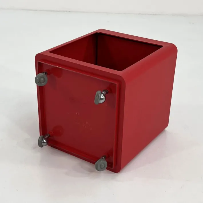 Pamono Valetto Quadro Chest on Wheels by G. Castiglioni and G. Gaviraghi for Valenti, 1970s Clearance