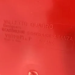 Pamono Valetto Quadro Chest on Wheels by G. Castiglioni and G. Gaviraghi for Valenti, 1970s Clearance