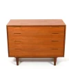 Pamono Vanity Dresser in Teak by Ib Kofod-Larsen for Brande Møbelindustri, 1960s Sale
