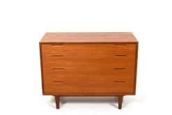 Pamono Vanity Dresser in Teak by Ib Kofod-Larsen for Brande Møbelindustri, 1960s Sale