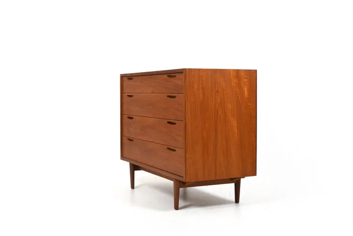 Pamono Vanity Dresser in Teak by Ib Kofod-Larsen for Brande Møbelindustri, 1960s Sale