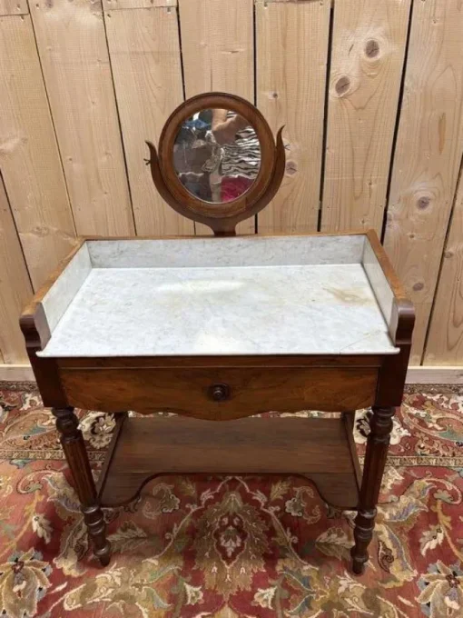 Pamono Vanity Table in Solid Wood Clearance