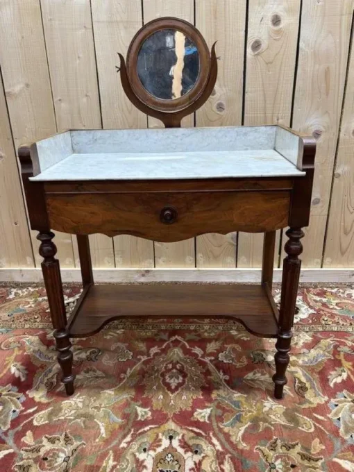 Pamono Vanity Table in Solid Wood Clearance