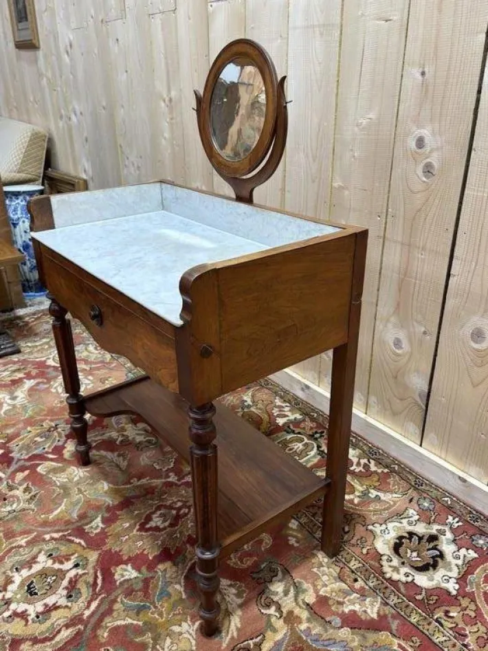 Pamono Vanity Table in Solid Wood Clearance