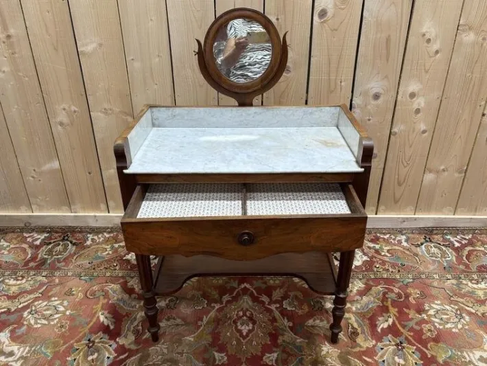 Pamono Vanity Table in Solid Wood Clearance