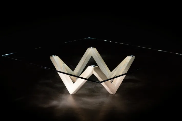 Pamono Vega Coffee Table in Natural Sandstone by Joaquín Moll for Meddel Sale