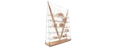 Pamono Veliero Bookcase in Wood by Franco Albini for Cassina Best