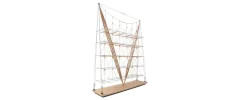 Pamono Veliero Bookcase in Wood by Franco Albini for Cassina Best