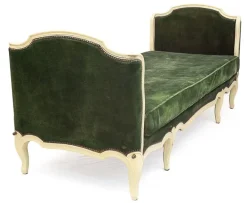 Pamono Velvet Banquette Daybed, 1940s Best
