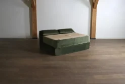 Pamono Velvet Le Bambole Bed by Mario Bellini for B&B Italia, 1970s New