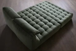 Pamono Velvet Le Bambole Bed by Mario Bellini for B&B Italia, 1970s New