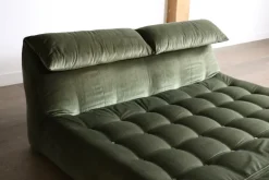 Pamono Velvet Le Bambole Bed by Mario Bellini for B&B Italia, 1970s New