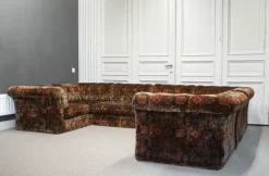 Pamono Velvet Sectional Sofa, Sweden, 1970s, Set of 7 Best