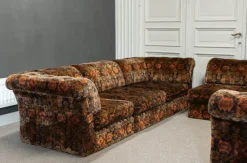 Pamono Velvet Sectional Sofa, Sweden, 1970s, Set of 7 Best