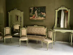 Pamono Venetian Living Room Set, Early 1900s, Set of 9 New