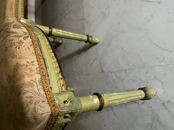 Pamono Venetian Living Room Set, Early 1900s, Set of 9 New
