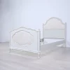 Pamono Venetian Style White Single Bed, 1980s Best