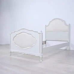 Pamono Venetian Style White Single Bed, 1980s Best