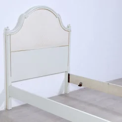 Pamono Venetian Style White Single Bed, 1980s Best