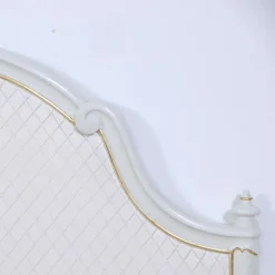 Pamono Venetian Style White Single Bed, 1980s Best