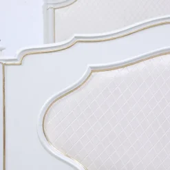 Pamono Venetian Style White Single Bed, 1980s Best