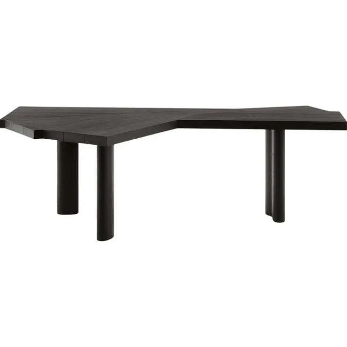 Pamono Ventaglio Black Oak Worktable by Charlotte Perriand Sale