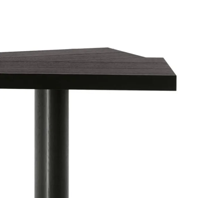 Pamono Ventaglio Black Oak Worktable by Charlotte Perriand Sale