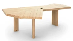 Pamono Ventaglio Natural Oak Worktable by Charlotte Perriand for Cassina Clearance