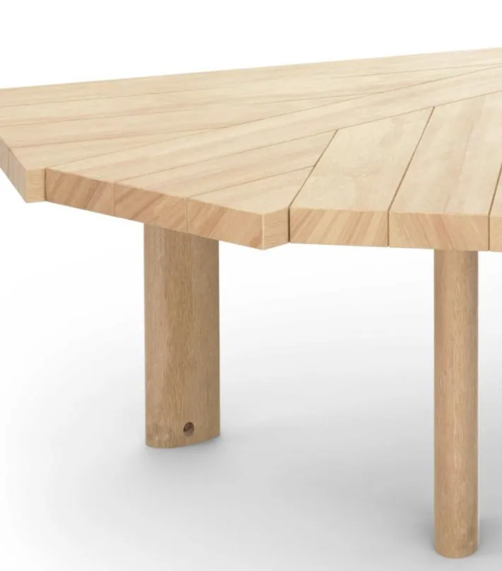 Pamono Ventaglio Natural Oak Worktable by Charlotte Perriand for Cassina Clearance