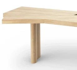 Pamono Ventaglio Natural Oak Worktable by Charlotte Perriand for Cassina Clearance