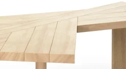 Pamono Ventaglio Natural Oak Worktable by Charlotte Perriand for Cassina Clearance