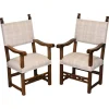 Pamono Victorian Armchairs with Carved Wood Detail, Set of 2 Hot