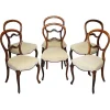 Pamono Victorian Balloon Back Dinning Chairs, 1860, Set of 6 Hot
