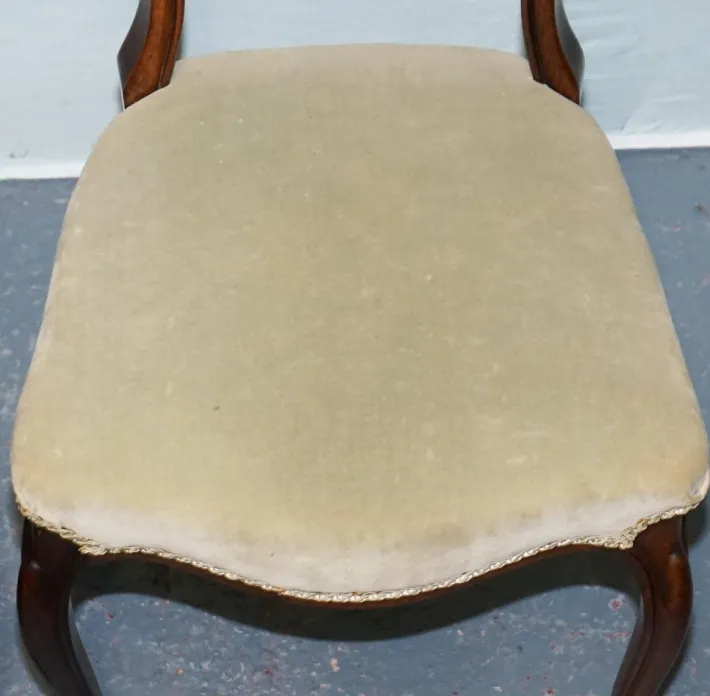 Pamono Victorian Balloon Back Dinning Chairs, 1860, Set of 6 Hot