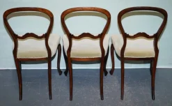 Pamono Victorian Balloon Back Dinning Chairs, 1860, Set of 6 Hot