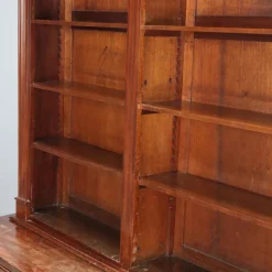 Pamono Victorian Bookcase Mahogany with Carvings, Italy, 19th Century Best