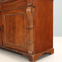 Pamono Victorian Bookcase Mahogany with Carvings, Italy, 19th Century Best