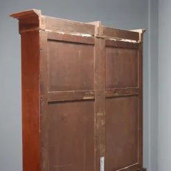 Pamono Victorian Bookcase Mahogany with Carvings, Italy, 19th Century Best