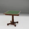 Pamono Victorian Burl Wood Folding Card Table, 19th Century Outlet