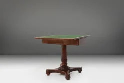 Pamono Victorian Burl Wood Folding Card Table, 19th Century Outlet