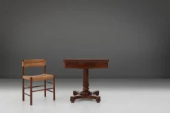 Pamono Victorian Burl Wood Folding Card Table, 19th Century Outlet